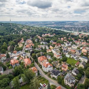 Dresdner Immobilien Beratung - Luftaufnahme Wohnsiedlung Dresden