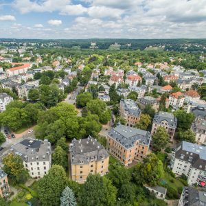 Dresdner Immobilien Beratung - Luftaufnahme Wohnsiedlung Dresden